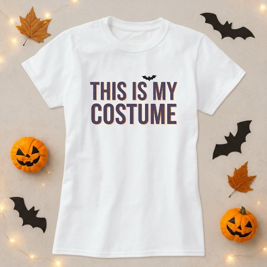 Grappig Halloween T-shirt; Dit is mijn kostuumknup T-shirt