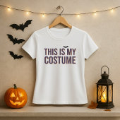 Grappig Halloween T-shirt; Dit is mijn kostuumknup T-shirt