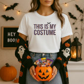 Grappig Halloween T-shirt; Dit is mijn kostuumknup T-shirt