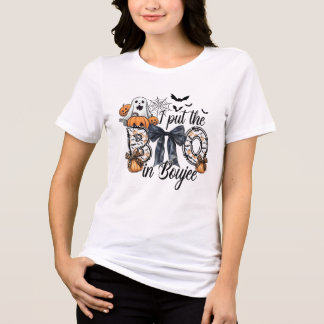 Grappig Halloween T-Shirt - 'I Put the BOO in Bouj