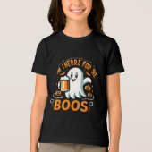 Grappig Halloween T-shirt - "Ik ben hier voor de b (Voorkant)