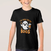 Grappig Halloween T-shirt - "Ik ben hier voor de b (Voorkant)