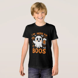 Grappig Halloween T-shirt - "Ik ben hier voor de b