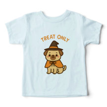 Grappig Halloween T-shirt met cartoon hond