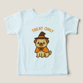 Grappig Halloween T-shirt met cartoon hond