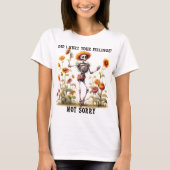 Grappig Halloween T-shirt met Quote, Skeleton Hall (Voorkant)