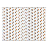 Grappig Halloween tafellaken heks pompoen vliegen (Voorkant (Horizontaal))