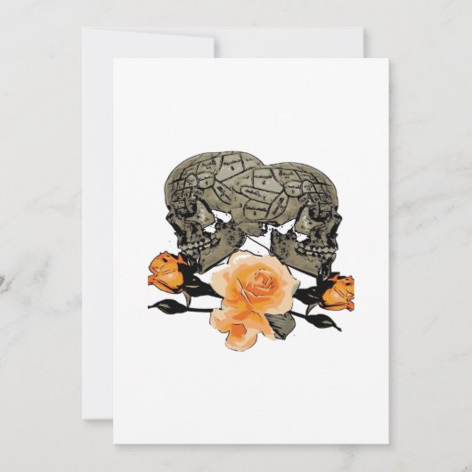 Grappig Halloween-tot-dat-de-dood-ons-scheidt-ontw Feestdagenkaart (Voorkant)
