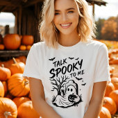 Grappig Halloween Tshirt - Praat Spooky voor mij