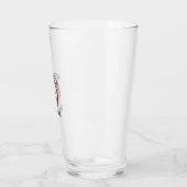 Grappig Halloween Twee Kinderen Schedel Shirt Ontw Glas (Links)