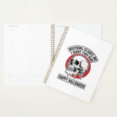 Grappig Halloween Twee Kinderen Schedel Shirt Ontw Planner (Display)
