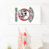 Grappig Halloween Twee Kinderen Schedel Shirt Ontw Spandoek (Insitu)