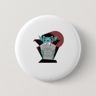 Grappig Halloween Vampier Cadeau voor Vampierliefh Ronde Button 5,7 Cm
