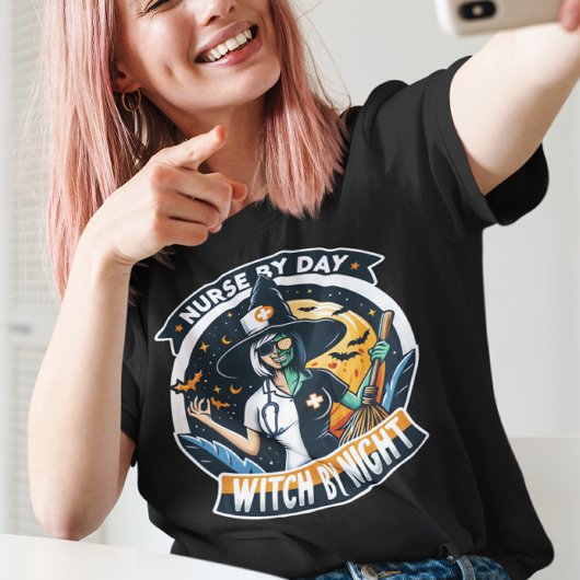 Grappig Halloween Verpleegster T-shirt