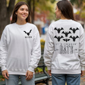 Grappig Halloween Vleermuis T-shirt voor het enge