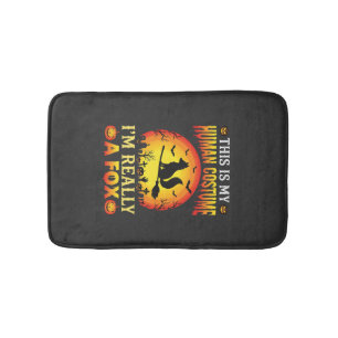 Grappig Halloween Vos Mens Kostuum Badmat