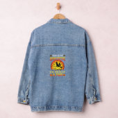 Grappig Halloween Vos Mens Kostuum Denim Jacket (Hangar)