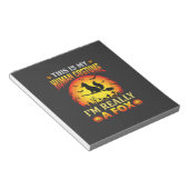Grappig Halloween Vos Mens Kostuum Notitieblok (Schuin)