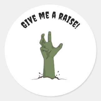 Grappig Halloween werk Sticker