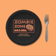 Grappig Halloween zombie eten zo vers