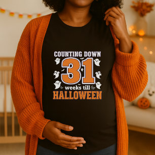 Grappig Halloween Zwangerschap T-shirt; 31 Weken A T-shirt