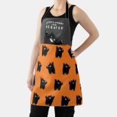 Grappig Halloween Zwarte Kat Schort (Insitu)
