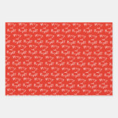 Grappig handgeschreven script Merry and Bright Xma Inpakpapier Vel (Voorkant 3)