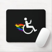 Grappig Handicaps Gehandicapt Lesbisch Ampute Lgbt Muismat (Met muis)