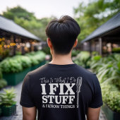Grappig Handyman T-Shirt Dit Is Wat Ik Doe Ik Repa