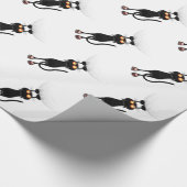 Grappig, hang op kat cadeaupapier (Hoek)