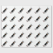 Grappig, hang op kat cadeaupapier (Vlak)