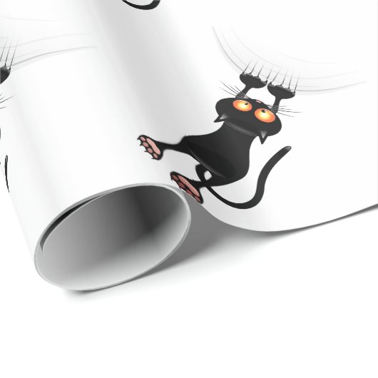 Grappig, hang op kat cadeaupapier (Rol Hoek)