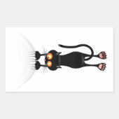 Grappig, hang op kat rechthoekige sticker (Voorkant)