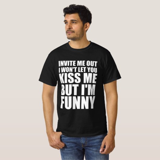 Grappig hang out quote t-shirt (Voorkant volledig)