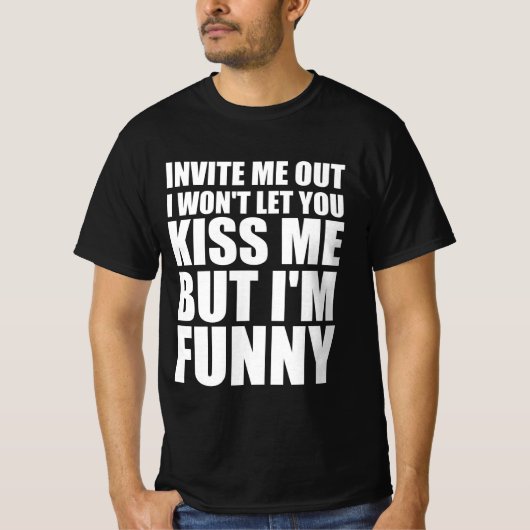 Grappig hang out quote t-shirt (Voorkant)