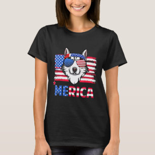 Grappig Hangen Met Husky Moeder Amerika 4 Juli T-shirt