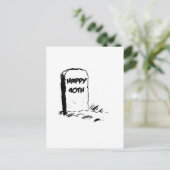 Grappig, "Happy 40th" Gravestone Briefkaart (Staand voorkant)