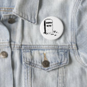 Grappig, 'Happy 40th' gravestone Ronde Button 5,7 Cm (In situ)