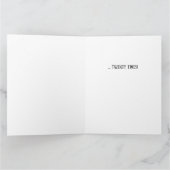 Grappig Happy 50th Birthday - Wie loog over haar l Kaart (Binnen)