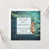 Grappig Happy 65th Birthday Medicare Fairy Kaart (Voorkant / Achterkant in situ)