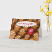 Grappig Happy 69th Birthday Hot Cookie Kaart (Gele Bloem)