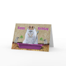 Grappig Happy Birthday Cat Litter Joke Quote