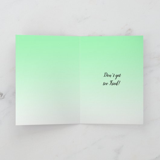 Grappig Happy Birthday Chicken Kaart (Binnen)