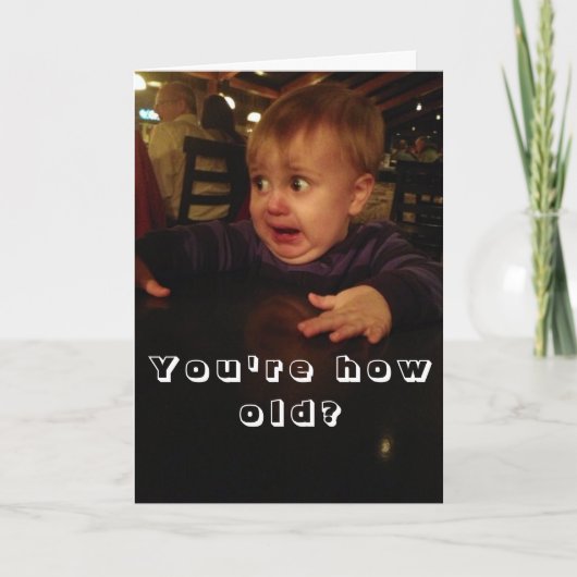 Grappig Happy Birthday-kaart Kaart (Voorkant)