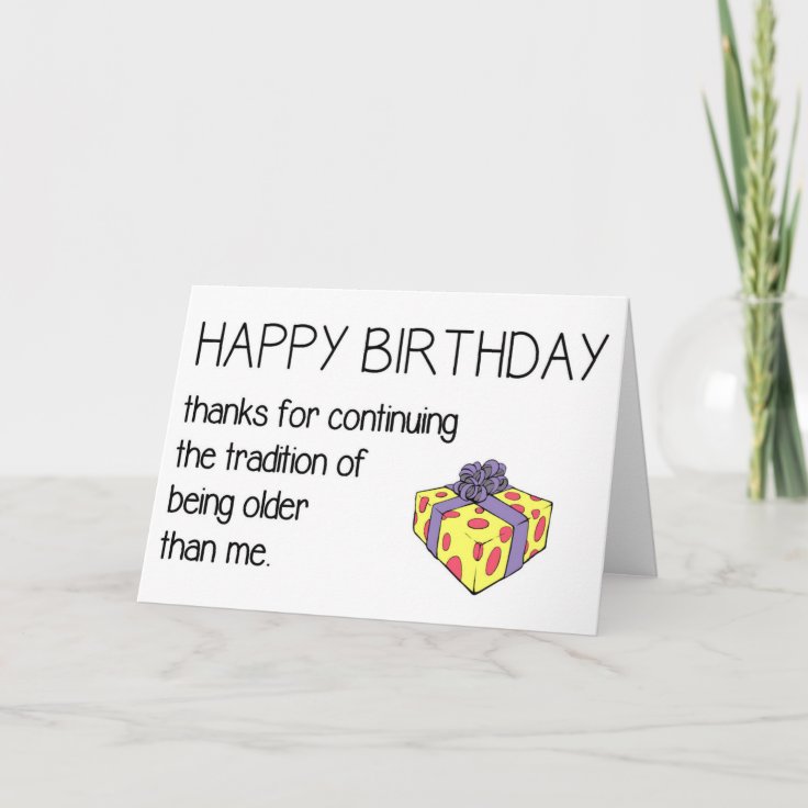 Grappig Happy Birthday wenskaart. Kaart | Zazzle.nl
