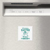 Grappig Happy Easter Bruh Bunny Dabbing Schattige  Magneet (Insitu (Vaatwasser))