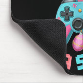 Grappig Happy Easter Bunny Gaming Controller Gamer Muismat (Hoek)