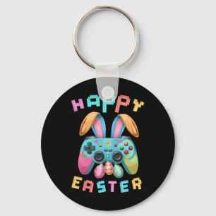 Grappig Happy Easter Bunny Gaming Controller Gamer Sleutelhanger