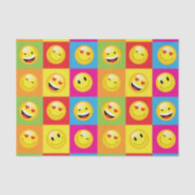 Grappig Happy Emoji Smilie Gezichten Kinder Party 