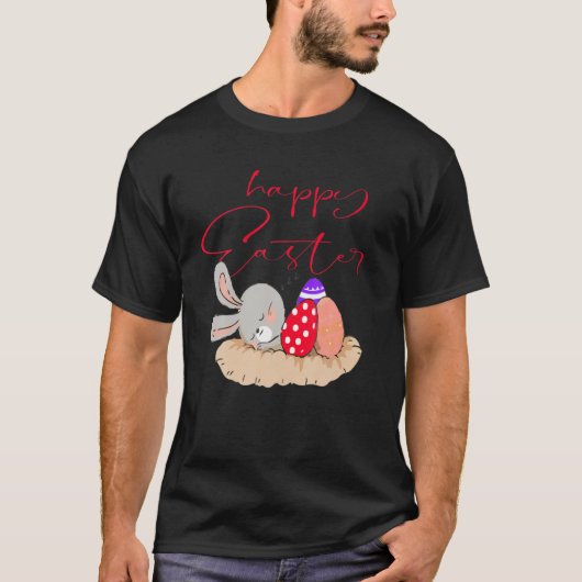 Grappig Happy Ester Quote Paaszondagskool Ester. T-shirt (Voorkant)